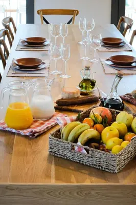 Comida en o cerca de este chalet de montaña