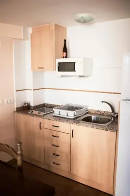 Una cocina o zona de cocina en Casa rural El Cestero