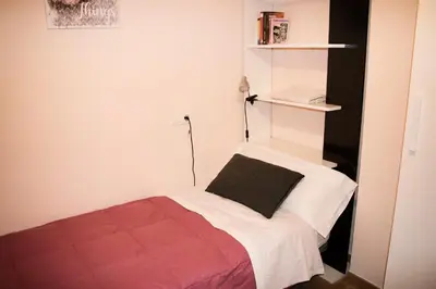 Cama o camas de una habitación en Casa rural El Cestero