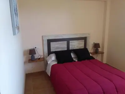 Cama o camas de una habitación en Casa rural El Cestero
