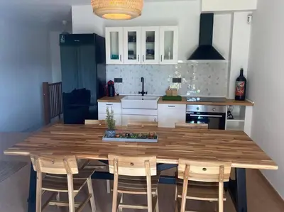 Una cocina o zona de cocina en La Casa Azul