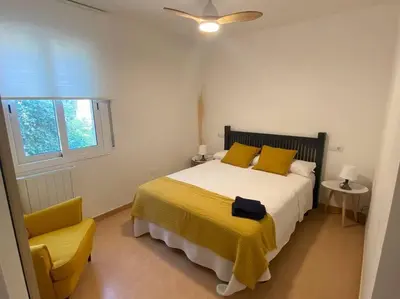 Cama o camas de una habitación en La Casa Azul