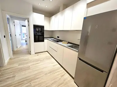 Una cocina o zona de cocina en Loft céntrico y acogedor UAT01526