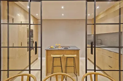 Una cocina o zona de cocina en Luderna - Apartamento Val de Ruda E19 Cumedan