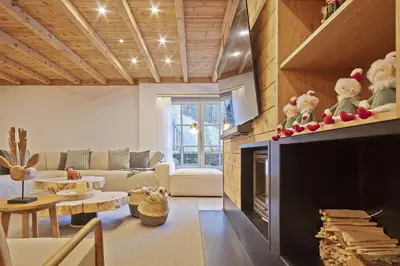 Zona de estar de Luderna - Apartamento Val de Ruda E19 Cumedan