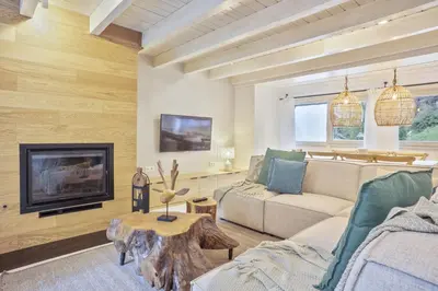 Zona de estar de Luderna - Casa con terraza Sarnalha