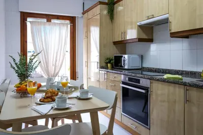 Una cocina o zona de cocina en Apartamento Baztangoa II