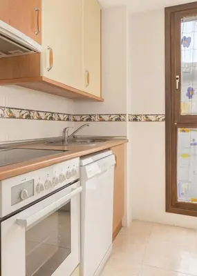 Una cocina o zona de cocina en Alojamiento Sebastian II Biescas