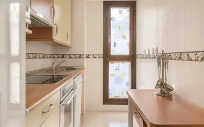 Una cocina o zona de cocina en Alojamiento Sebastian II Biescas