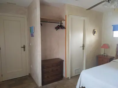 Cama o camas de una habitación en La Palmera de la Insula