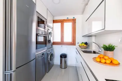 Una cocina o zona de cocina en Casa Nieves
