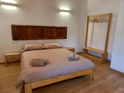 Cama o camas de una habitación en Cal Vallverdú 2I