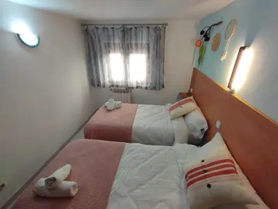 Cama o camas de una habitación en Casa Vitoria