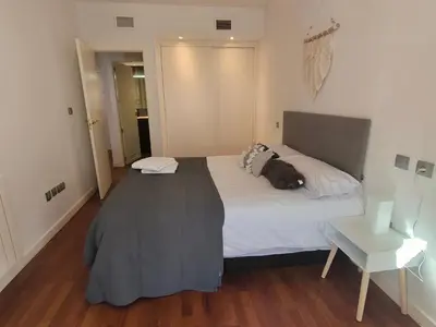 Cama o camas de una habitación en El Mirador de Alfonso I by Alogest