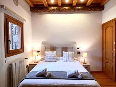 Cama o camas de una habitación en Can Florido - L'Amfitriona