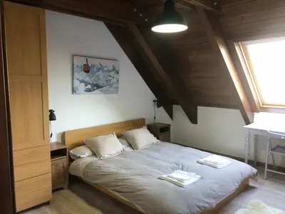 Cama o camas de una habitación en El Balcón de Panticosa