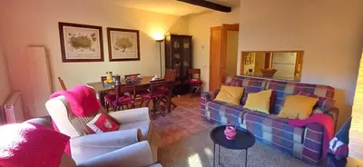 Zona de estar de Molino21 Castiello de Jaca