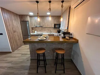 Una cocina o zona de cocina en Apartamento Peña Cortada