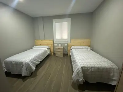 Cama o camas de una habitación en Casa Orensanz