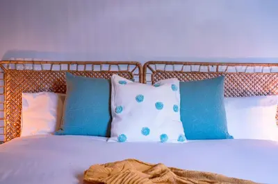 Cama o camas de una habitación en Las Vistas de Peña Blanca
