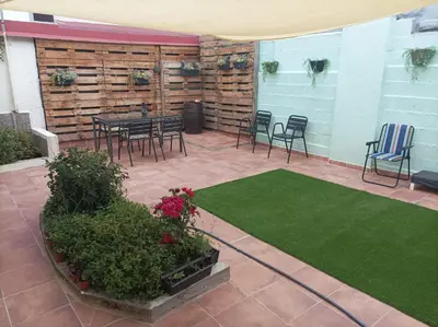 Jardín al aire libre en Casa Boulogne