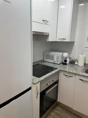 Una cocina o zona de cocina en Apartament dels Mestres