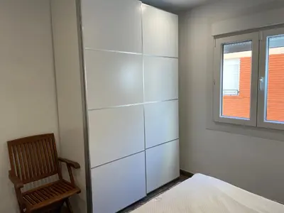 Cama o camas de una habitación en Apartament dels Mestres