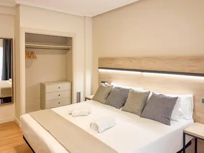 Cama o camas de una habitación en VTZ Hotel El Príncipe