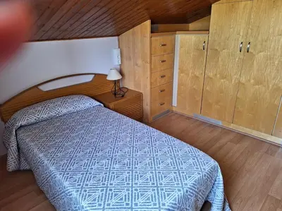 Cama o camas de una habitación en Allotjament amb encant a Tremp
