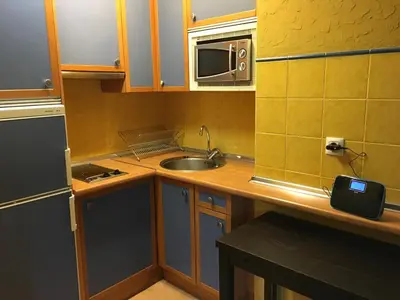 Una cocina o zona de cocina en Apartamento en Formigal