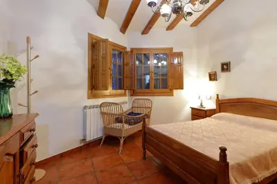 Cama o camas de una habitación en Casa Paca