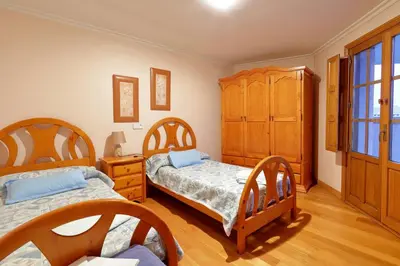 Cama o camas de una habitación en Casa Paca