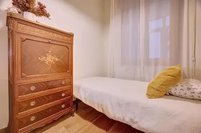 Cama o camas de una habitación en Apartamento El Cuarto Rey by Clabao