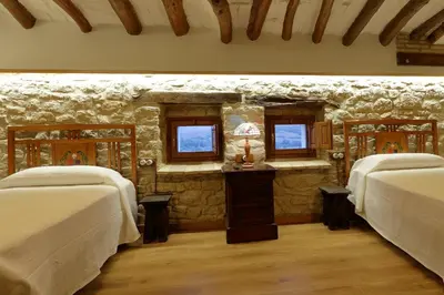 Cama o camas de una habitación en CASA URRA