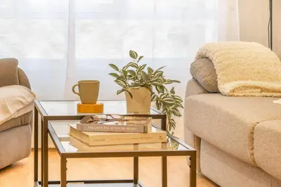 Zona de estar de Espacioso y cómodo apartamento en Pamplona