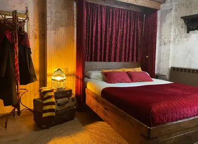 Cama o camas de una habitación en Apartamento Temático 