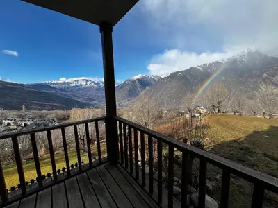 Vista general de una montaña o vista desde el apartamento