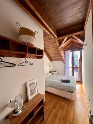 Cama o camas de una habitación en Casa Tramatorcuato