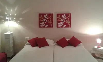 Cama o camas de una habitación en Ca la tieta Quima