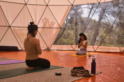 Plano de La Muntanera - Eco Yurt - Pool, Nature retreat