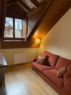 Zona de estar de Apartamento dúplex en Benasque