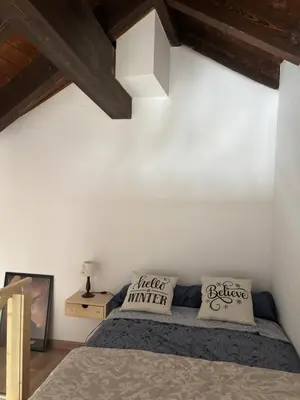 Cama o camas de una habitación en Le Petit Palais