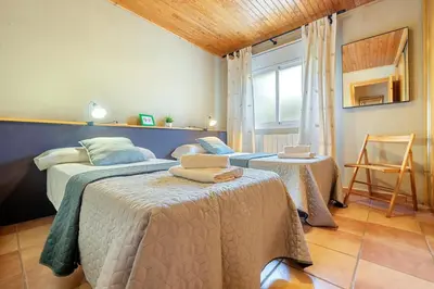 Cama o camas de una habitación en Eremita al Priorat