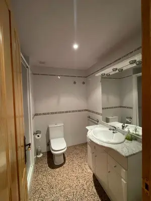 Un baño de Apartamentos Villa de Ainsa