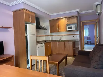 Una cocina o zona de cocina en Apartamentos Villa de Ainsa