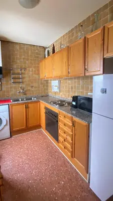 Una cocina o zona de cocina en Apartament Vila Vermella, PRADES