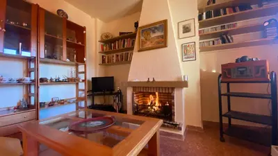 Una televisión o centro de entretenimiento en Apartament Vila Vermella, PRADES