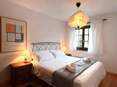 Cama o camas de una habitación en Apartament de La Coma - L'Amfitriona