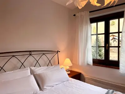 Cama o camas de una habitación en Apartament de La Coma - L'Amfitriona