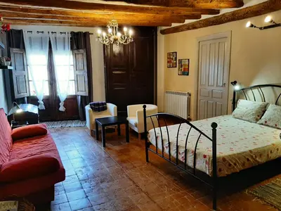 Cama o camas de una habitación en CASA DOMPER VIVIENDA DE TURISMO RURAL